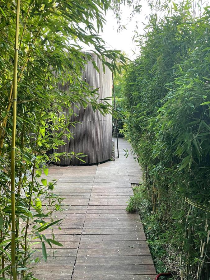 Tiny-House Van Zeecontainers Bij Het Bos Oranjewoud Екстериор снимка